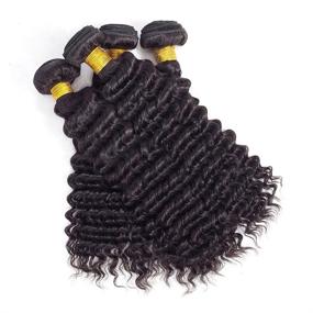 img 1 attached to Brazilian 4Bundles 100 Unprocessed Extension Natural Hair Care