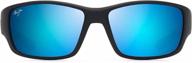 upgrade your style with maui jim men's local kine wrap sunglasses - a mix of fashion and function логотип