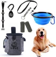 🐾 ssriver 6-piece puppy training kit: adjustable puppy doorbells, training bag, whistle, stop barking dog bowl, poop bag, pet trainer set with clicker logo