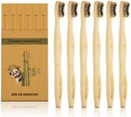 toothbrush biodegradable natural charcoal bristle logo