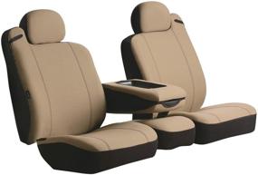 img 2 attached to Fia SP82-27 TAUPE Custom Fit Rear Seat Cover Split Seat 60/40 - Poly-Cotton