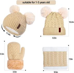 img 3 attached to 🧤 Winter Gloves for Toddler Girls - Thermal Children's Accessories for Cold Weather