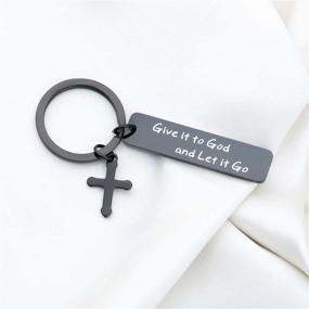 img 3 attached to 🔑 Adult Baptism and Confirmation Keychain - Give It to God and Let It Go - MYOSPARK Gift