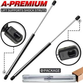 img 4 attached to 🚪 High-Quality A-Premium Tailgate Rear Hatch Lift Supports Shock Struts for Kia Sorento 2003-2009 - 2-PC Set