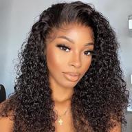 👩 fellow 13x4 curly lace front wigs human hair pre plucked brazilian virgin kinky curly human hair wigs with baby hair 150% density wet and wavy lace frontal wig for black women natural 20 inch - enhanced seo-friendly product name logo