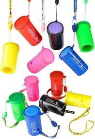 img 4 attached to 📣 Kicko 12 Pack Air Horn - Perfect for Sports Events, Pranks, Boating, Trains, Cars, Fire Alarms, Traffic Signals, and Lifeguard Emergencies - 3 Inch Blow Horns