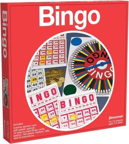 img 3 attached to 🎁 Classic Red Box Bingo Game by Pressman Toy – Fun for All Ages!