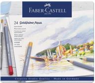 🖌️ faber-castell creative studio goldfaber watercolor pencils (24 count): vibrant palette for stunning watercolor art logo
