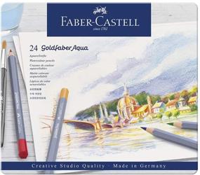 img 4 attached to 🖌️ Faber-Castell Creative Studio Goldfaber Watercolor Pencils (24 Count): Vibrant Palette for Stunning Watercolor Art