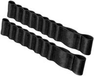 🚪 double heavy-duty adjustable door limiting check straps for jeep wrangler - black (2-pack) logo