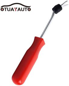 img 4 attached to OTUAYAUTO Plastic Fastener Remover - Ultimate Automotive Clip Removal Tool for All Vehicles