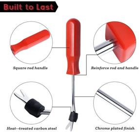 img 2 attached to OTUAYAUTO Plastic Fastener Remover - Ultimate Automotive Clip Removal Tool for All Vehicles