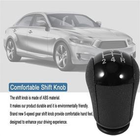 img 3 attached to Upgraded 5-Speed MT Gear Stick Shift Knob for Ford Mustang, Focus, Mondeo 🚘 MK3, S-MAX, C-MAX, Galaxy, Fiesta MK6, Transit: Enhanced Car Shift Knob Head Lever Shifter