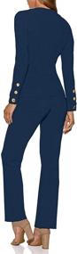 img 3 attached to Boston Proper - Beyond Travel - Chic Women’s Knit Set: Coordinated Elegance