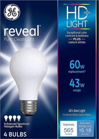 img 2 attached to 💡 GE Lighting Efficient 43W Equiv. Bulb - Powerful 565 Lumens