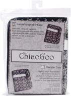 🧶 chiaogoo interchangeable needle case with white ribbon for enhanced seo logo