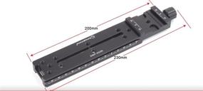 img 2 attached to 📷 SUNWAYFOTO DMP-200R Rail Nodal Slide with Arca RRS Compatible Clamp for Enhanced SEO