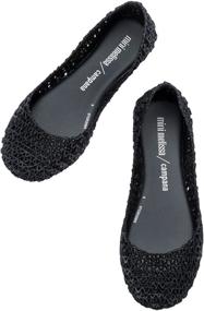 img 1 attached to ✨ Блестящий стиль с детскими туфлями Mini Melissa Campana Little Glitter для девочек