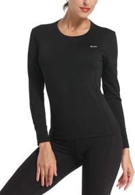 img 3 attached to Stay Warm and Cozy with Willit Women's Midweight Fleece Lined Thermal Underwear Bottoms