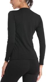 img 1 attached to Stay Warm and Cozy with Willit Women's Midweight Fleece Lined Thermal Underwear Bottoms