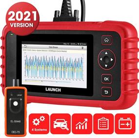 img 4 attached to 🚀 LAUNCH Scan Tool CRP123X: Car Code Reader, ABS SRS Transmission Scanner with Auto VIN, Android 7.0, Battery Test, 5” Touch Screen, Free Update & TPMS Tool