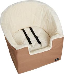 img 4 attached to 🐾 Pet Car Booster Seat - Amazon Basics: 18 x 18 x 16 Inches