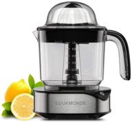 🍊 luukmonde electric citrus juicer 1.2l large volume - powerful motor, led working lamp - orange squeezer & extractor for orange, lemon, lime & grapefruit логотип