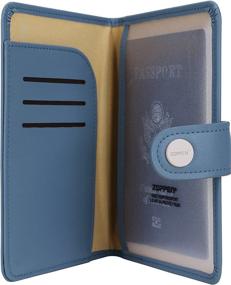 img 1 attached to Обложка для паспорта с блокировкой Zoppen Slim
