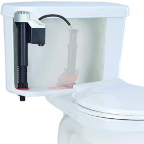 img 2 attached to 🚽 Efficient Universal Toilet Fill Valve: Korky 528 in Sleek Black Design