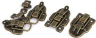 🐤 4pcs bronze tone metal toggle latch catch hasp, duckbilled design - uxcell boxes логотип