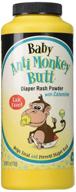 👶 baby anti-monkey butt diaper rash powder 6oz. bottle - 3 pack: superior defense and gentle care for your little one logo