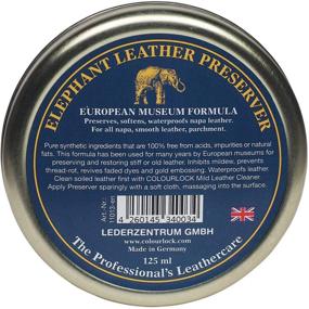 img 4 attached to 🐘 COLOURLOCK Elephant Leather Preserve: Restore, Care, Nourish, and Waterproof Leather Car Interior, Handbags, Sofas, and More (125 ml)