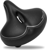 enhance comfort with bikeroo's bike seat for men & women - suitable for peloton, stationary bicycles, exercise and mountain bikes logo