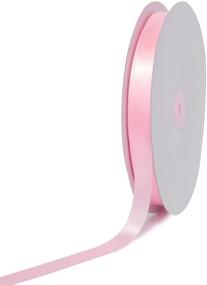 img 1 attached to 🎀 PSF0508-118 Creative Ideas Solid Satin Ribbon, Pink, 5/8" x 100 yd