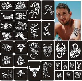 img 2 attached to Tattoos Stencils Temporary Templates Reusable