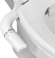 🚽 samodra ultra-thin bidet attachment for toilet - non-electric, dual nozzle (frontal & rear wash), adjustable water pressure, fresh water bidet seat attachment, easy installation logo