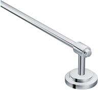 moen dn0724ch chrome 24-inch single towel bar, iso collection logo