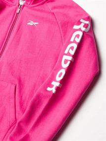 img 2 attached to Детский худи Reebok серого цвета - одежда для девочек и активной одежды