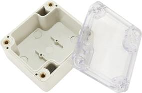 img 1 attached to Uxcell 63Mmx58Mmx35Mm Junction Universal Enclosure Industrial Electrical