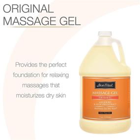 img 3 attached to Bon Vital' Original Massage Gel: Versatile Foundation for Muscle Relaxation & Skin Repair 💆 – Ideal for Massage Therapists Seeking Superior Glide & Gentle Friction – 1 Gal Bottle