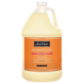 img 4 attached to Bon Vital' Original Massage Gel: Versatile Foundation for Muscle Relaxation & Skin Repair 💆 – Ideal for Massage Therapists Seeking Superior Glide & Gentle Friction – 1 Gal Bottle