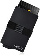 👛 fidelo aluminum minimalist wallet for men logo