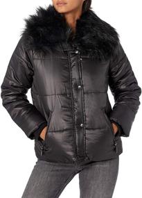 img 3 attached to Republic Womens Juniors Puffer Polyfill Women's Clothing