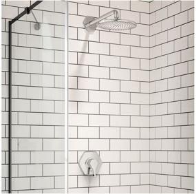 img 3 attached to 🚿 Hansgrohe Locarno 10-inch PowderRain Rainfall Showerhead in Chrome, 1-Spray Transitional PowderRain with QuickClean, 04823000
