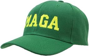 img 3 attached to 🧢 Stylish Tropic Hats Adult Embroidered MAGA Donald Trump Adjustable Ballcap - Make a Bold Political Statement!