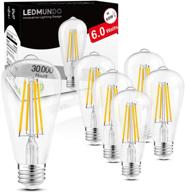 💡 seo-optimized dimmable filament led bulb with equivalent brightness by ledmundo logo