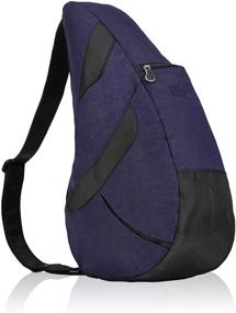 img 2 attached to 👜 Discover the Ergonomic Comfort of AmeriBag Healthy Back Bag Tote Traveler Medium in Blue Night!