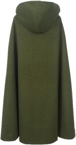 img 1 attached to Futurino Gothic Hooded Poncho Outwear Women's Clothing: Unleashing Style and Comfort