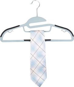 img 1 attached to 👕 Simplify 8 Pack Ultimate Non-Slip Hangers for Shirts, Pants, Ties, Dresses - Light Grey Perfection