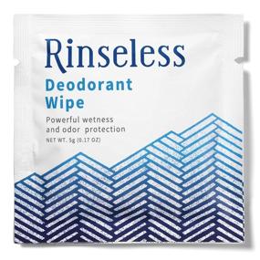 img 2 attached to 🧴 24 Count Individually Wrapped Rinseless Deodorant Wipes - Travel Friendly Antiperspirant Wipes